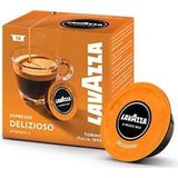 Lavazza A Modo Mio Espresso Heerlijk, 256 koffiecapsules, voor espresso met aromatische bloemnoten, 100% Arabica, intensiteit 8/13, medium roostering, 16 blikjes van 16 capsules