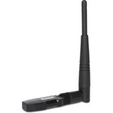 Hamlet - Wi-Fi 600AC - USB Adapter - Zwart - Dual Band 5GHz en 2,4GHz