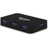 Hamlet - 4-poorts USB 3.0 Hub - Zwart - Materiaal: Kunststof