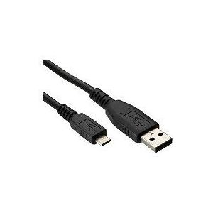 Hamlet XUMICROU150B USB-kabel 1,5 m USB A Micro-USB B stekker zwart - USB-kabel (1,5 m, USB A, Micro-USB B, 2.0, 480 Mbit/s, zwart)