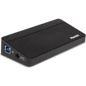Hamlet XHUB70036 interface hub USB 3.2 Gen 1 (3.1 Gen 1) Type-B 5000 Mbit/s Zwart