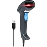 Hamlet - HBCS1D10U Barcodelezer - Zwart - Handheld - USB Laser Scanner