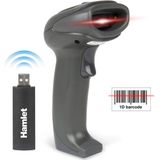 Hamlet - HBCS1D10W - Handheld Barcodelezer - Zwart - Draadloos