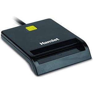 Hamlet HUSCR311C Smart Cardreader USB Type-C voor digitale handtekening, commerciële camera en gezondheidskaart