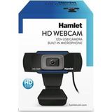 Hamlet - HWCAM720 - Webcam HD USB met geïntegreerde microfoon. Resolutie 720p