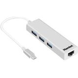 Hamlet - XHUB331TCL - Dockingstation - Wit - USB 3.2 Gen 1 - 3 Havens