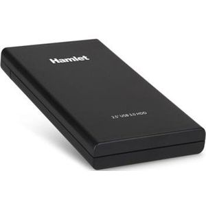 Hamlet - USB 3.0 Mobile Station - Externe Harddisk Behuizing - Zwart - 2,5"