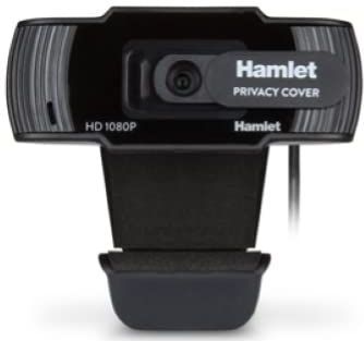 Hamlet - HWCAM1080-P - Webcam - Zwart - 2 MP - 1920 x 1080 Pixel - USB 2.0