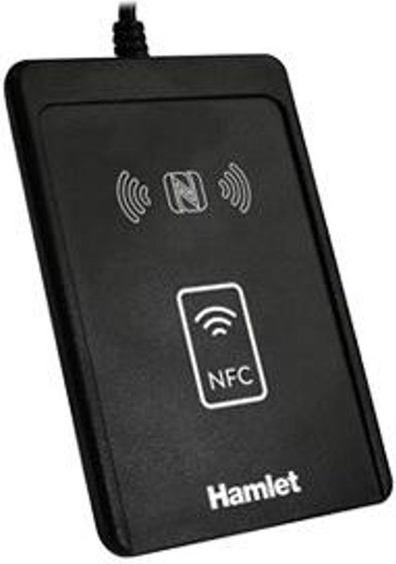 Hamlet - HUSCR-CIEP - Usb Slimme Kaartlezer - Zwart - Geheugenkaartlezer