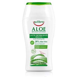 Biologische make-up remover latte detergente delicato aloe 200 ml