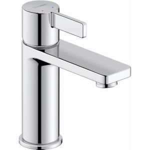 Duravit D-Neo Eengreepsmengkraan, wastafelarmatuur, maat M (uitloophoogte 110 mm), wastafel, badarmatuur, armatuur, chroom