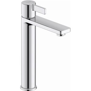 Duravit DE1030002010 Neo Enkele mixer, wastafelmixer, maat L (uitgangshoogte 206 mm), chroom