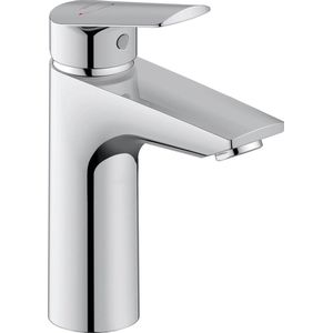 Duravit No.1 Wastafelmengkraan, wastafelarmatuur, maat M (uitloophoogte 117 mm), wastafel badkamer, kraan spaarkraan (FreshStart), chroom