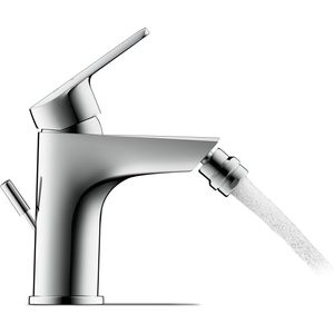 Bidetmengkraan duravit no.1 1-gats bidetkraan met waste delen voorsprong 12.3 cm chroom