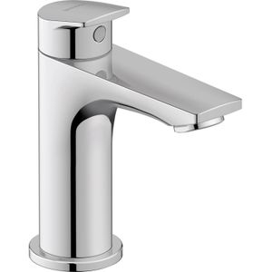 Duravit No.1 Staande ventiel (uitloop hoogte 89 mm), koud water wastafelarmatuur, koudwaterkraan badkamer, koudwaterarmatuur, chroom