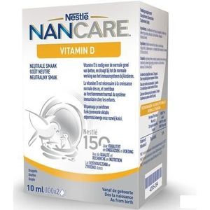 NANCARE - Vitamine D - Voedingssupplement - 30ml - Zonder Suiker