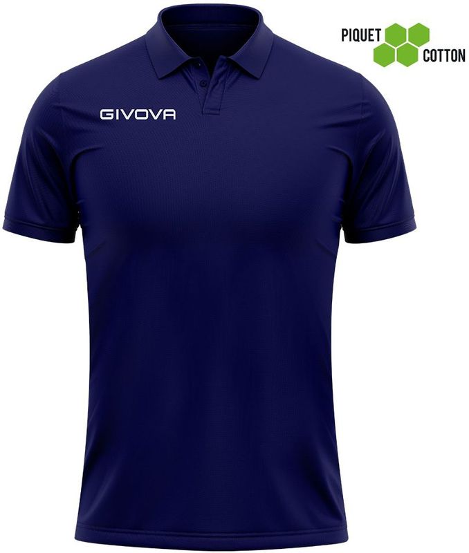 Polo shirt givova polo cotone piquet summer