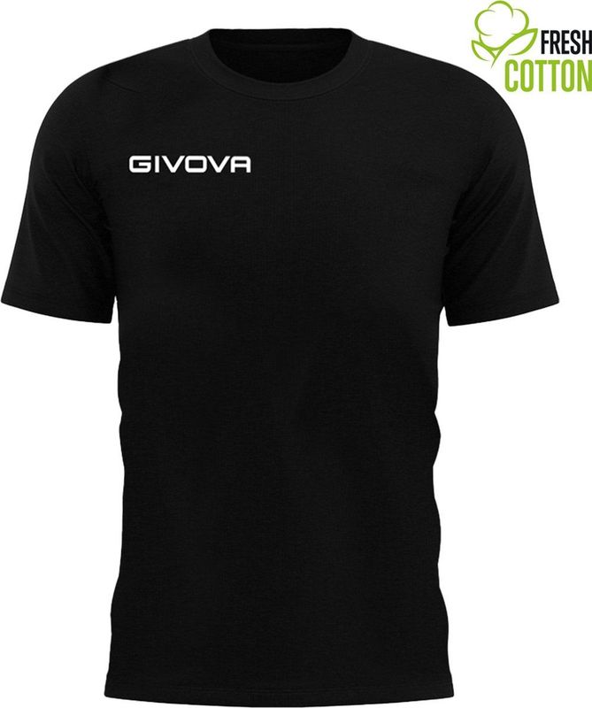 Cotton t-shirt givova fresh black