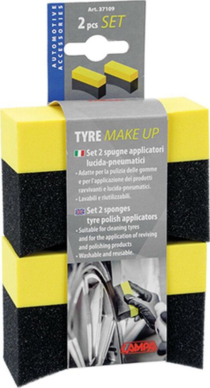 Bandenpoets Applicators Set - 2 Stuks - Ergonomische EVA-handgreep - Professioneel Gebruik