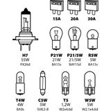 TCP - Reservelampset - Halogeen - 11-Delig - 12V