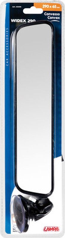 TCP - Wijde Hoek Binnen Spiegel - Zuignap - Vlak - 29 x 6,5 cm