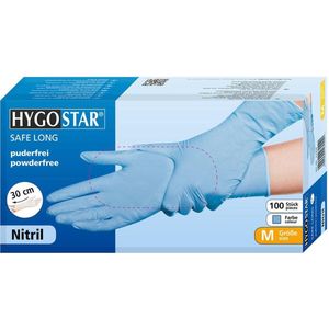 Nitrile handschoenen/ poedervrij/ maat S - 100 stuks
