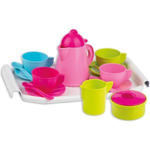Sus.Studio bordje spetters paars met geel - 15cm