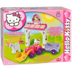 Androni - Unico Plus - Bouwstenen - Hello Kitty - 18 Onderdelen