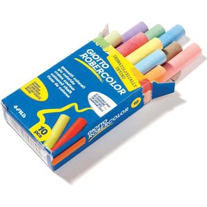 10 Robercolor Wandtafelkreide,rund,farbl sortiert