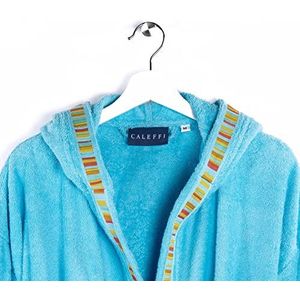 Caleffi Badjas van katoen turquoise Yupi Junior - 32886