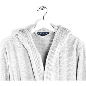 Caleffi Badjas van katoen wit Gim - 64293