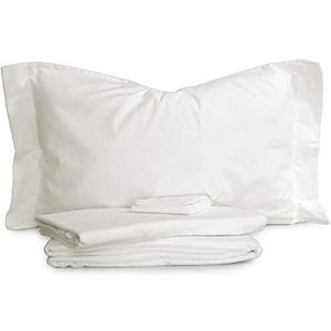 Caleffi Effen flanel beddengoed, flanel, crème, eenpersoonsbed, 74445, Caleffi