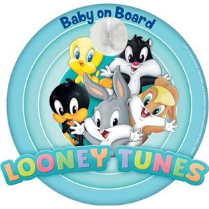 Baby aan boord ""Baby on board"" Warner Bros van Looney Tunes met zuignap