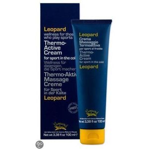 Leopard-Sport-Warmte Massagecrème-100 ml.