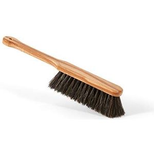 Perfetto Eco, Midnight 0002C Ecologische borstel van crine en houten handvat, naturel, 34 cm