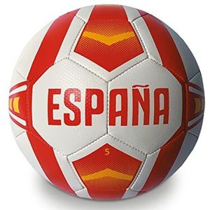 Mondo Sport - 23020 ESPANA naaivoetbal, maat 5, 400 g, kleur: wit, rood, geel