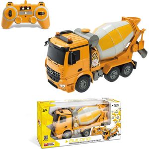 Mondo- Mercedes AROCS betonnerer, vrachtwagen, kinderen, 63513, oranje, 1:20