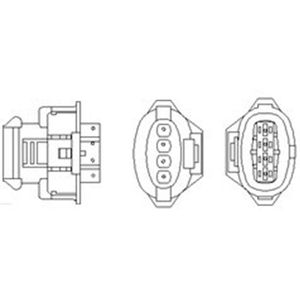 Magneti Marelli - Osm115 - Lambdasonde - Verwarmd - 1130 mm - 4 leidingen