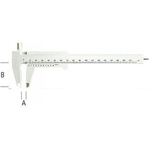 Metrica 10722 vezelschuifmaat 150 mm