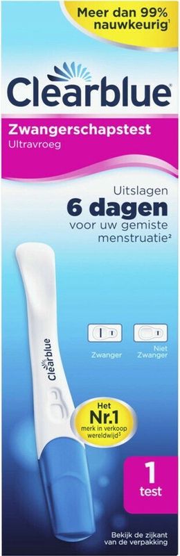 Clearblue Zwangerschapstest Ultravroeg - 6 Stuks