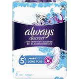 Always discreet incontinentie inzetstukken Plus Long Plus bij blaren 8 stuks