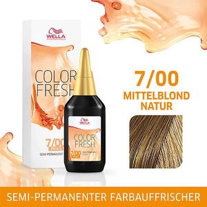 Wella Professionals Color Fresh pH 6.5 - Acid 7/00 Medium Blond Natuurlijk, 75 ml