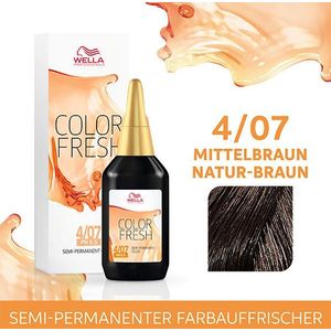 Wella Professionals Color Fresh pH 6.5 - Acid 4/07 Medium bruin, 75 ml