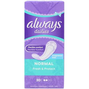 Always Dailies Vers En Bescherm Pantyliners Normaal 30 st