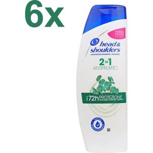 Head & Shoulders - 2in1 Antiprurito Shampoo - Jeukende Hoofdhuid - 6x 360 ml - Voordeelverpakking