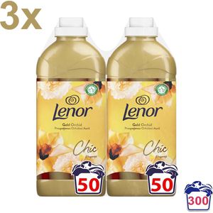 Lenor - Gouden Orchidee - Chic - Wasverzachter - 300 Wasbeurten - 9L - Voordeelverpakking