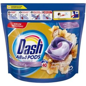 Dash All-in-1 Pods Gouden Orchidee (40 wasbeurten)