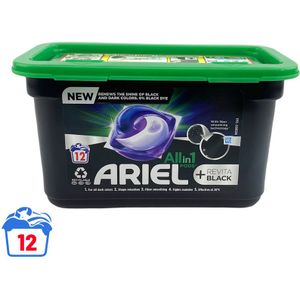 Ariel All in one pods + black wasmiddelcapsules - Voor de Zwarte en Donkere was