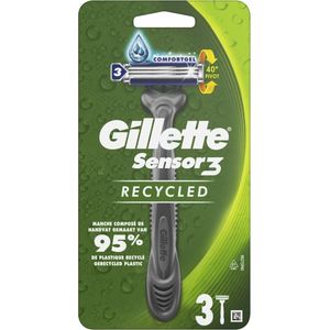 6x Gillette Sensor3 Recycled Wegwerpmesjes 3 stuks