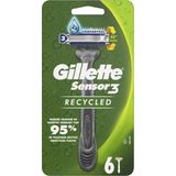 Gillette Sensor3 Recycled Wegwerpmesjes 6 stuks